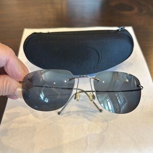 Maui Jim Kaanapali 501-02 Black and Gray Sunglasses